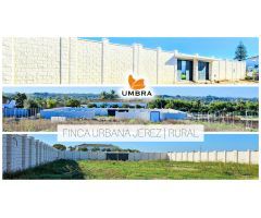 FINCA URBANA | 9300m² | AMURALLADO 2000m² | JEREZ RURAL (CADIZ) | INVERSION