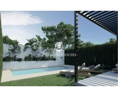 Casa adosada con piscina privada en Mas Alba