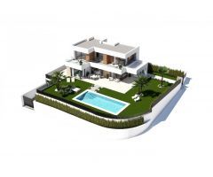 VENTA-OBRA NUEVA-VILLA DE LUJO-FINESTRAT-4D-3B-SUPERFICIE 418M2-PARCELA 704M2