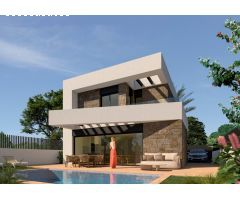 VENTA-OBRA NUEVA-EL BALCÓN DE FINESTRAT-VILLA-3D-3B-140m2-PARCELA 322 M2-TERRAZA-PISCINA-VISTAS AL M