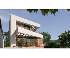 VENTA-OBRA NUEVA-EL BALCÓN DE FINESTRAT-VILLA-3D-3B-140m2-PARCELA 322 M2-TERRAZA-PISCINA-VISTAS AL M