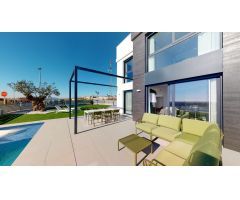 VENTA-OBRA NUEVA-CHALETS-MUTXAMEL-3HABITACIONES-3BAÑOS- DESDE 408M2-DESDE 425000 HASTA 570.000€