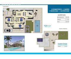 Impresionantes villas de nueva construcción en Polop con vistas al mar