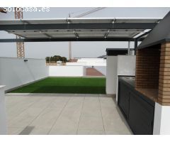 Bungalows de Obra Nueva con Solárium o Jardín en Pilar de la Horadada