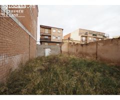Se vende solar en la zona centro de Tomelloso con 214 m2 y 8,5 metros de fachada