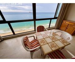 Apartamento en primera linea de playa levante con parking y piscina. www.inmobiliarialesdunes.com