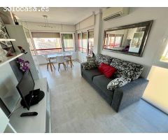 Apartamento reformado con vistas al mar en Rincón llano, playa levante www.inmobiliarialesdunes.com