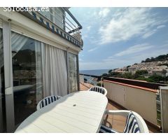 Apartamento Atico Dúplex muy luminoso, con vistas al mar y la montaña en Cala Salions, Tossa de Mar