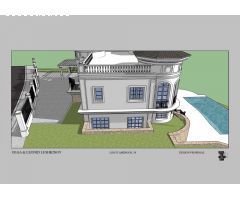 Parcela con Proyecto de Villa de Lujo en Diana Park / Plot with Luxury Villa Project at Diana Park