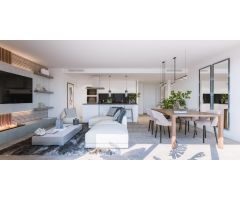 124 viviendas de 2 y 3 dormitorios, áticos y bajos con jardín en Estepona