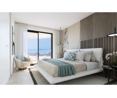 124 viviendas de 2 y 3 dormitorios, áticos y bajos con jardín en Estepona