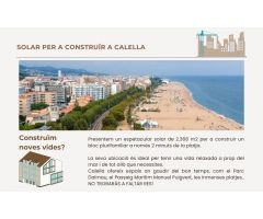 SOLAR AL COSTAT DEL MAR A CALELLA