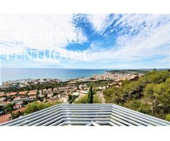 Exclusiva casa con espectaculares vistas al mar en Sitges con licencia turística!