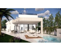 VILLAS DE OBRA NUEVA EN PILAR DE LA HORADADA EN EL CAMPO DE GOLF