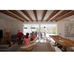 VILLA DE ESTILO IBICENCO DE OBRA NUEVA EN POLOP
