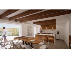 VILLA DE ESTILO IBICENCO DE OBRA NUEVA EN POLOP