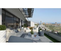 COMPLEJO RESIDENCIAL DE OBRA NUEVA EN FINESTRAT CON VISTAS AL MAR