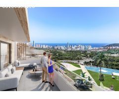 VILLA DE LUJO DE OBRA NUEVA EN FINESTRAT CON VISTAS AL MAR