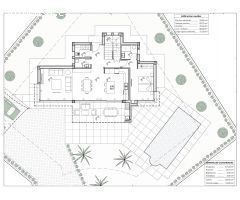 VILLA DE OBRA NUEVA CON VISTAS AL MAR EN BENISSA