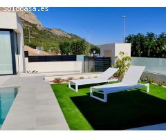 VILLAS DE OBRA NUEVA EN POLOP CON VISTAS AL MAR!!!