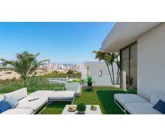 VILLAS DE OBRA NUEVA EN FINESTRAT CON VISTAS AL MAR