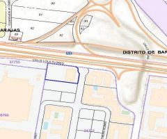 Suelo urbano no consolidado de uso industrial terciario de oficinas.