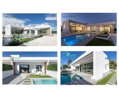 Independent villa distributed on one floor .