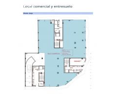 Amplio local comercial en alquiler en la zona del Huerto de Galvañón