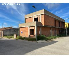 PARCELA CON ESTRUCTURA + PROYECTO BASICO y VISADO de OBRA
