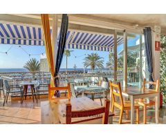 Se traspasa restaurante frente al mar en Playa de las Americas