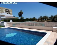 Increíble apartamento en la Playa de Nules con vistas al mar, dos maravillosas terrazas y piscina