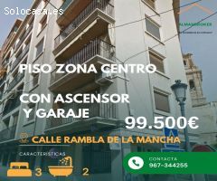 PISO CÉNTRICO SEMIREFORMADO. GARAJE INCLUIDO. 3 HABITACIONES 2 BAÑOS
