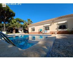 CHALET EN LA BARROSA DE UNA SOLA PLANTA