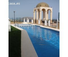 Apartamento con vistas al mar y piscina en los Collados, Águilas