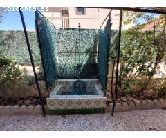 Bajo de 3 dormitorios y amplio patio en Calabardina, Águilas