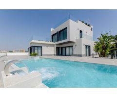 Modernos y contemporáneo diseño  en chalets en Orihuela Costa