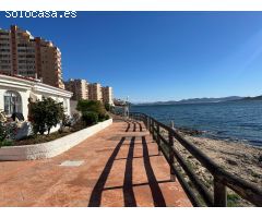 Bungalow en primera linea de playa La Manga del Mar Menor, costa cálida en España