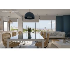 COMPLEJO RESIDENCIAL DE OBRA NUEVA EN FINESTRAT CON VISTAS AL MAR