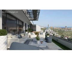 COMPLEJO RESIDENCIAL DE OBRA NUEVA EN FINESTRAT CON VISTAS AL MAR