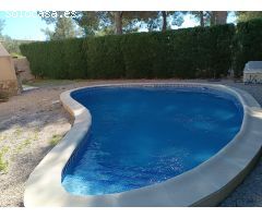 Bonita casa con piscina en Las Tres Calas, con HUTTE