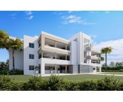 Espectacular apartamento contemporáneo con 2 habitaciones y 2 baños en primerísima linea de golf