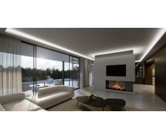 Fantástica parcela urbanizable en Elviria con un espectacular proyecto contemporáneo y licencia