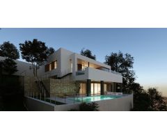 Fantástica parcela urbanizable en Elviria con un espectacular proyecto contemporáneo y licencia