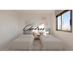 Nuevo apartamento moderno con terraza, vistas, en venta en  Estepona
