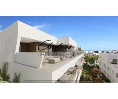 Nuevo apartamento moderno con terraza, vistas, en venta en  Estepona