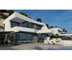 VILLA DE LUJO DE OBRA NUEVA CON VISTAS ESPECTACULARES EN CALPE