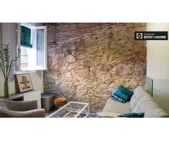 Encantador apartamento de 1 dormitorio con terraza en alquiler en Sants