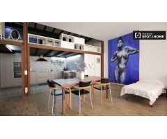 Elegante estudio en alquiler en Badalona