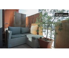 Se alquila habitación en luminoso apartamento de 2 dormitorios en Vila Olímpica