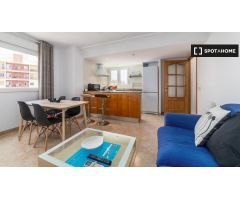 Luminoso apartamento de 2 dormitorios en alquiler cerca de Jardins del Real en Valencia
